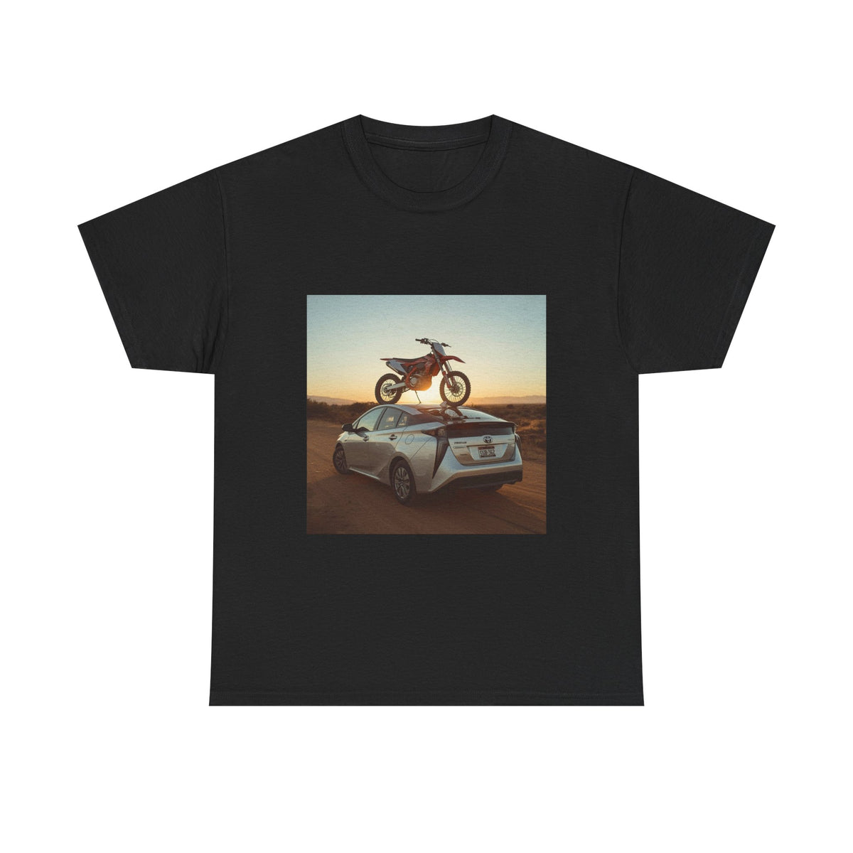Dirt bike On Prius Tee