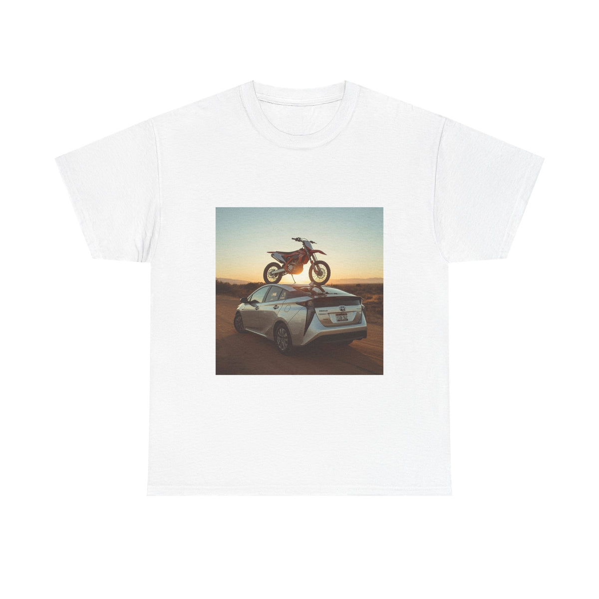 Dirt bike On Prius Tee