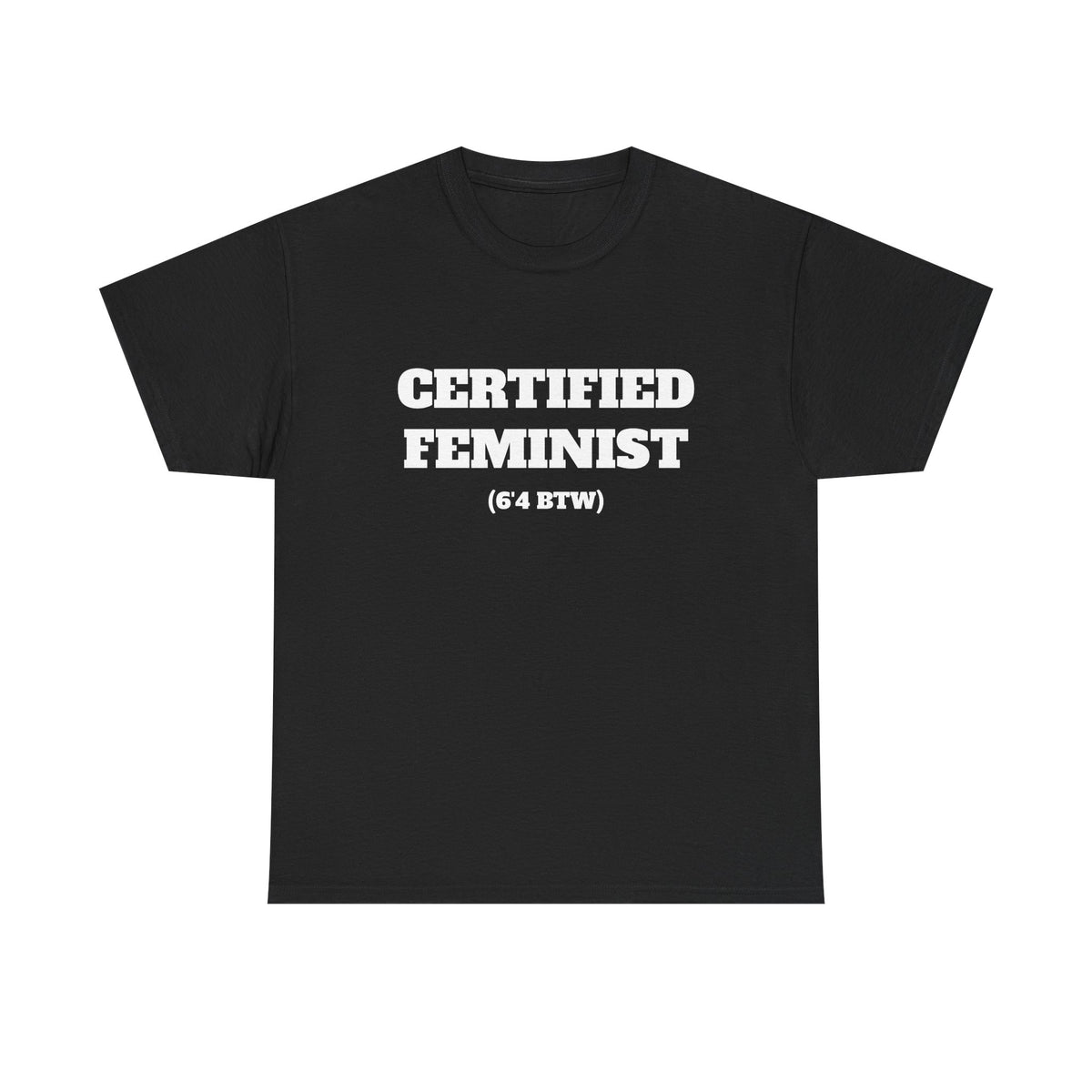 Certified Feminist Black Tee